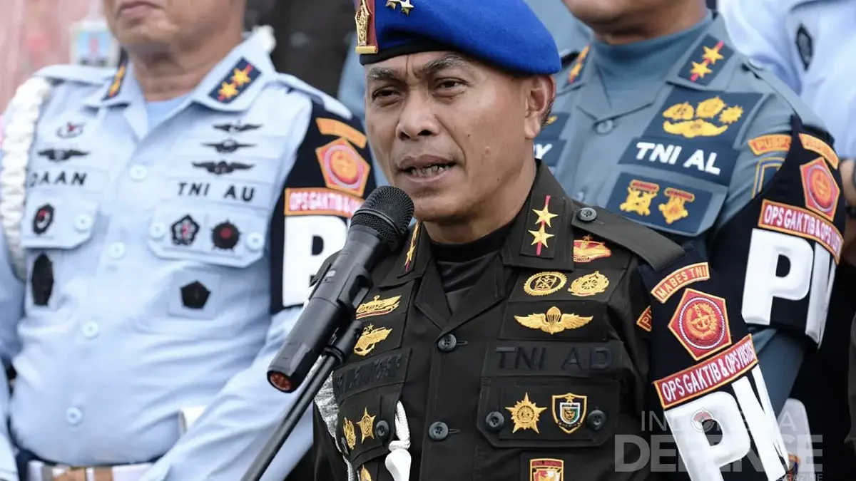 Danpuspom TNI Angkat Bicara Soal Bentrokan TNI-Polri di Kabupaten Mappi Papua Selatan Komandan Pusat Polisi Militer TNI, Mayjen Yusri Nuryanto, saat jumpa pers di Mabes TNI, Cilangkap, Jakarta Tim