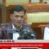 Ketua Komisi III DPR Habiburokhman memimpin rapat. (Tangkapan Layar)