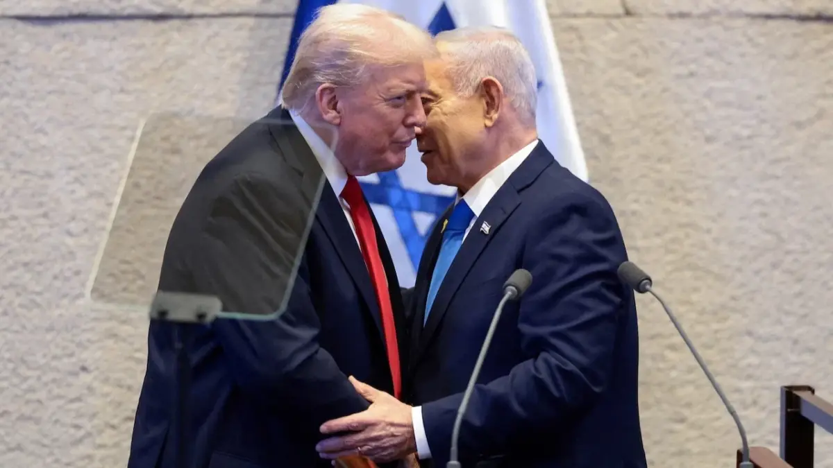 Media Online Amerika Serikat: Trump-Netanyahu Sepakat Berikan Tekanan Maksimum Terhadap Iran Presiden Donald Trump dan Perdana Menteri Israel Benjamin Netanyahu