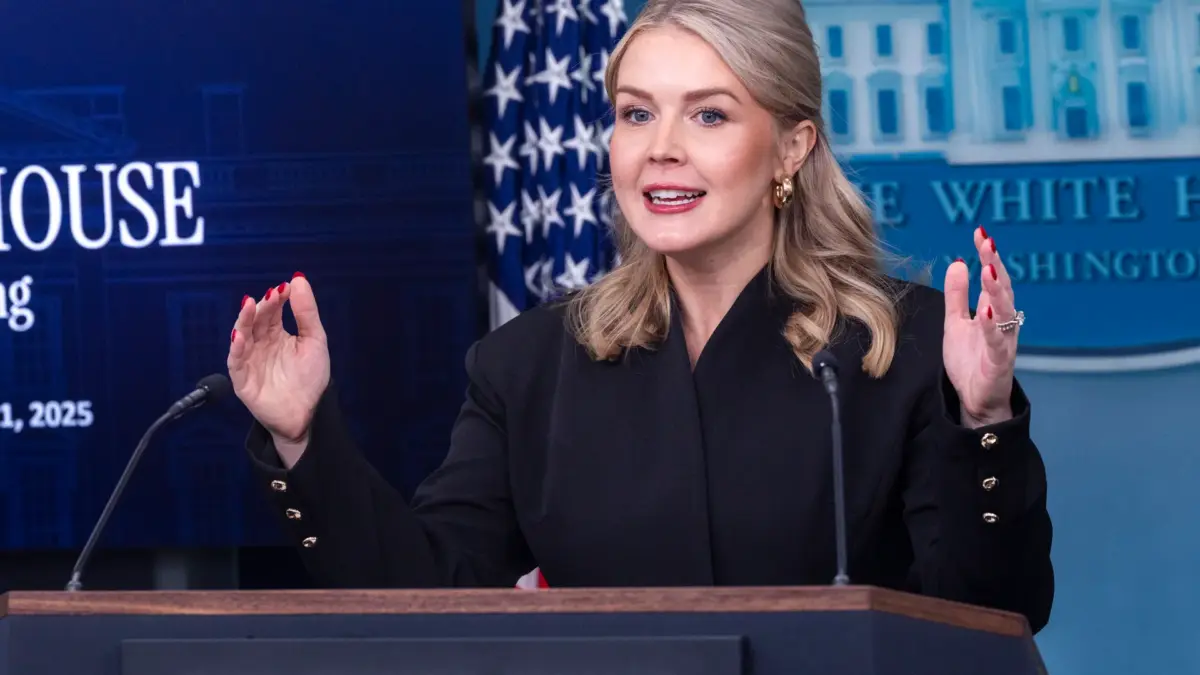 Karoline Leavitt, Juru Bicara Gedung Putih (Foto: Shawn Thew / EPA)