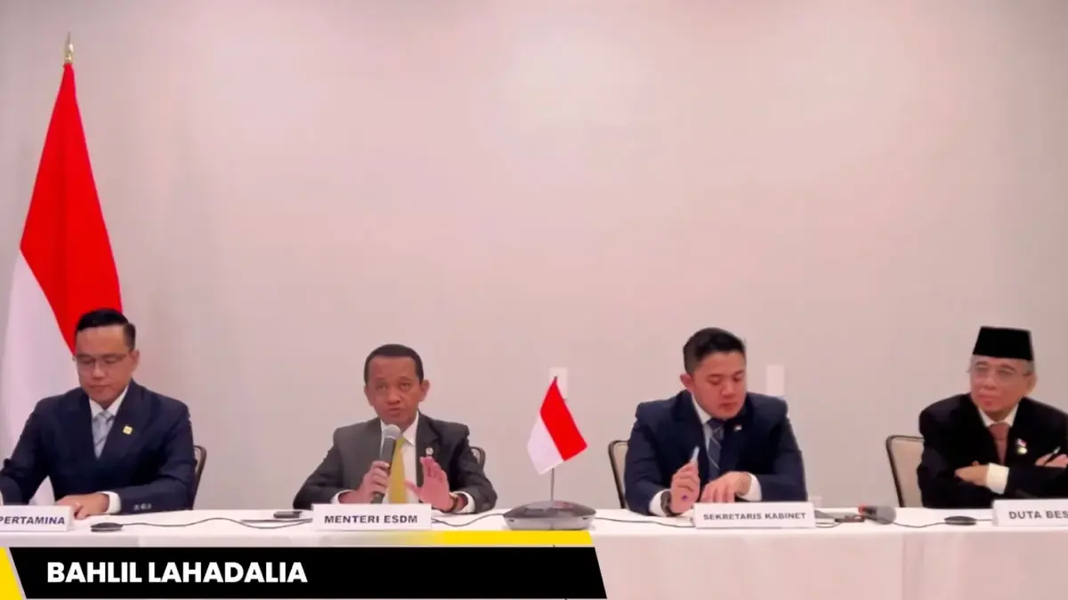 Bahlil Lahadalia Paparkan Kesepakatan Dagang Indonesia-Amerika Serikat di Bidang Migas Menteri ESDM Bahlil Lahadalila. Foto: Tangkapan layar.
