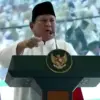 Presiden Prabowo Subianto memberikan sambutan dalam Pengukuhan Pengurus MUI di Masjid Istiqlal, Jakarta, Sabtu