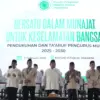 Presiden Prabowo saat menghadiri acara pengukuhan pengurus Majelis Ulama Indonesia (MUI) periode 2025–2030 di