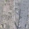 Perubahan pada pangkalan udara AS di Qatar melalui citra satelit, di mana AS dinilai sudah mengerahkan kesiapa