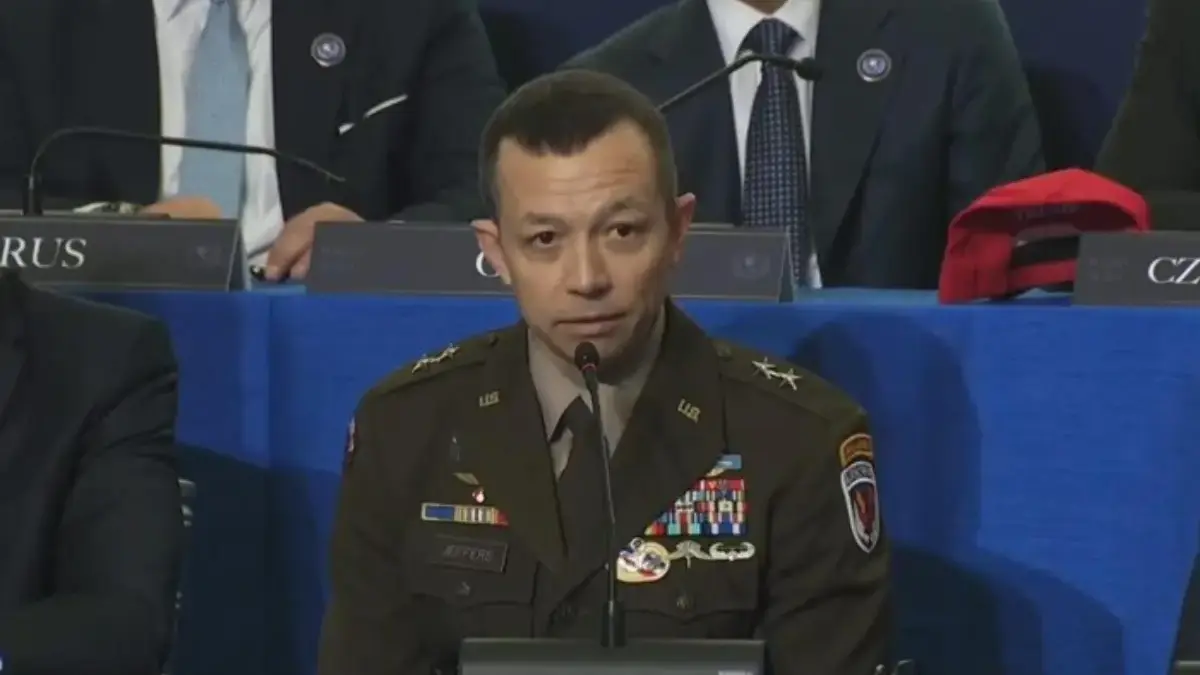 Indonesia Jadi Wakil Komandan Pasukan Stabilisasi International Mayor Jenderal Jasper Jeffers (Dok.Tim Media Presiden)