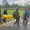 Evakuasi jenazah crew pesawat Smart Air yang ditembak KKB di Korowai Batu, Kabupaten Boven Digoel,Papua Selata