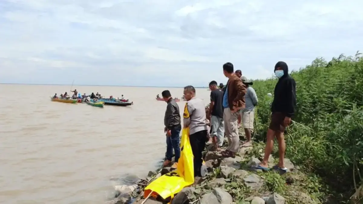 Penemuan mayat tanpa kepala di Danau Tempe Wajo. (IST)