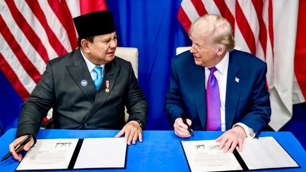 Terungkap Alasan di Balik Indonesia-Amerika Serikat Sepakati Perjanjian Tarif Dagang Penandatanganan dokumen ART (Agreement on Reciprocal Trade) di USTR. Doc: Kemenko Perekonomian