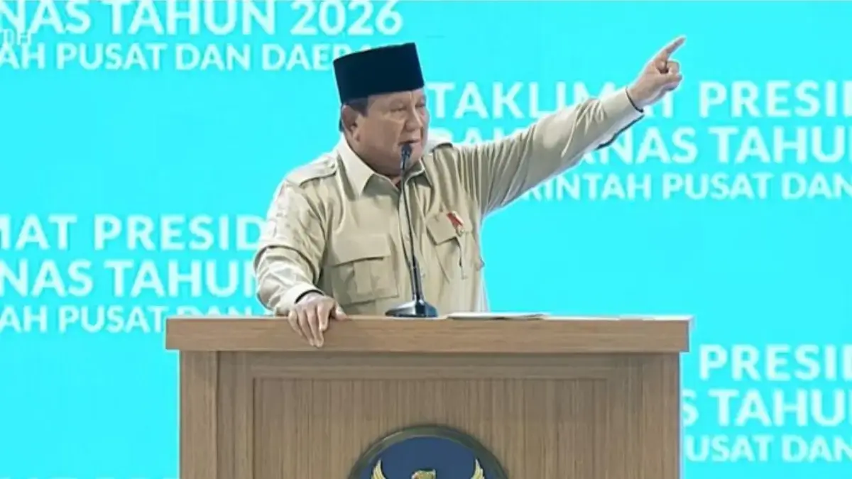 Presiden Prabowo Subianto (dok. YouTube Setpres)