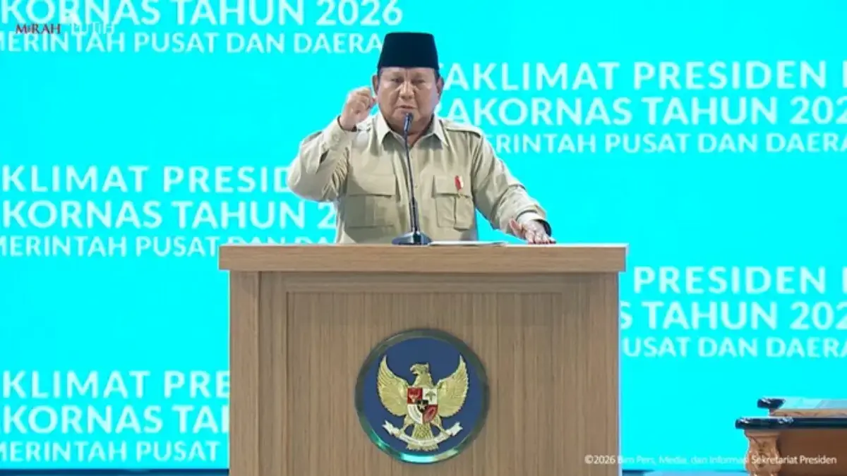 Presiden Prabowo Subianto (YouTube Setpres)