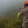 Proses pencarian terhadap pendaki hilang di Bukit Mongkrang, Kabupaten Karanganyar. (BPBD Kabupaten Karanganya