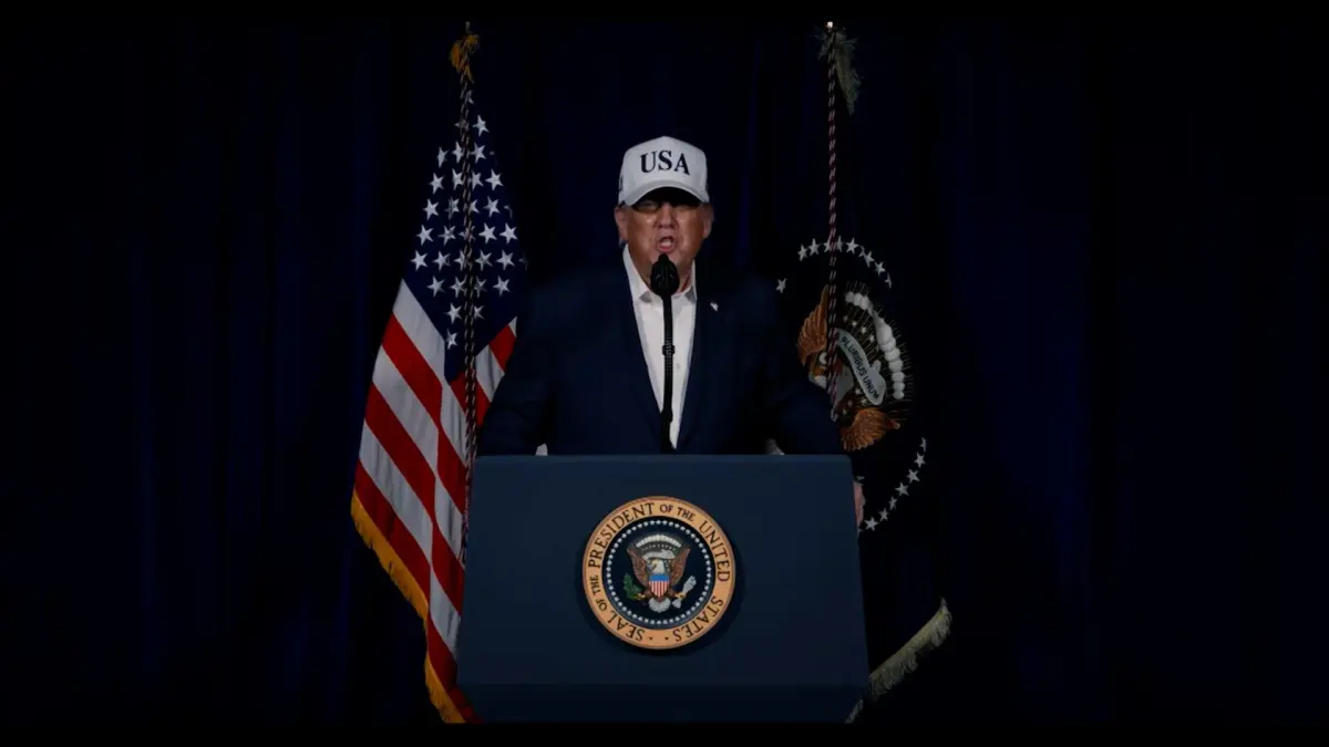 Presiden Amerika Serikat Donald Trump (Tangkapan layar)