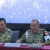 Danpuspom TNI, Mayor Jenderal TNI Yusri Nuryanto, dalam konferensi pers di Mabes TNI, Jakarta, pada Rabu, 18 M