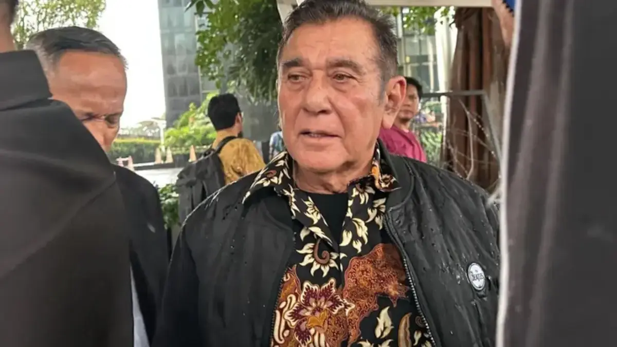 Ketua Umum Pemuda Pancasila (PP) Japto Soerjosoemarno penuhi panggilan Komisi Pemberantasan Korupsi (KPK) untu