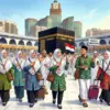 Ilustrasi Koper haji dan umrah (Google Gemini AI)