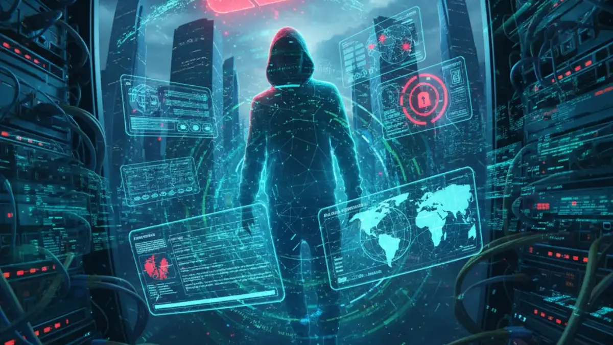 Ilustrasi Modern Digital Espionage