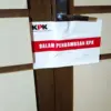Salah satu ruang di kompleks Pemkab Pekalongan yang disegel oleh KPK.