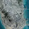 Citra satelit menunjukkan terminal minyak di Pulau Kharg, Iran, 25 Februari 2026. (Planet Labs PBC/Handout via