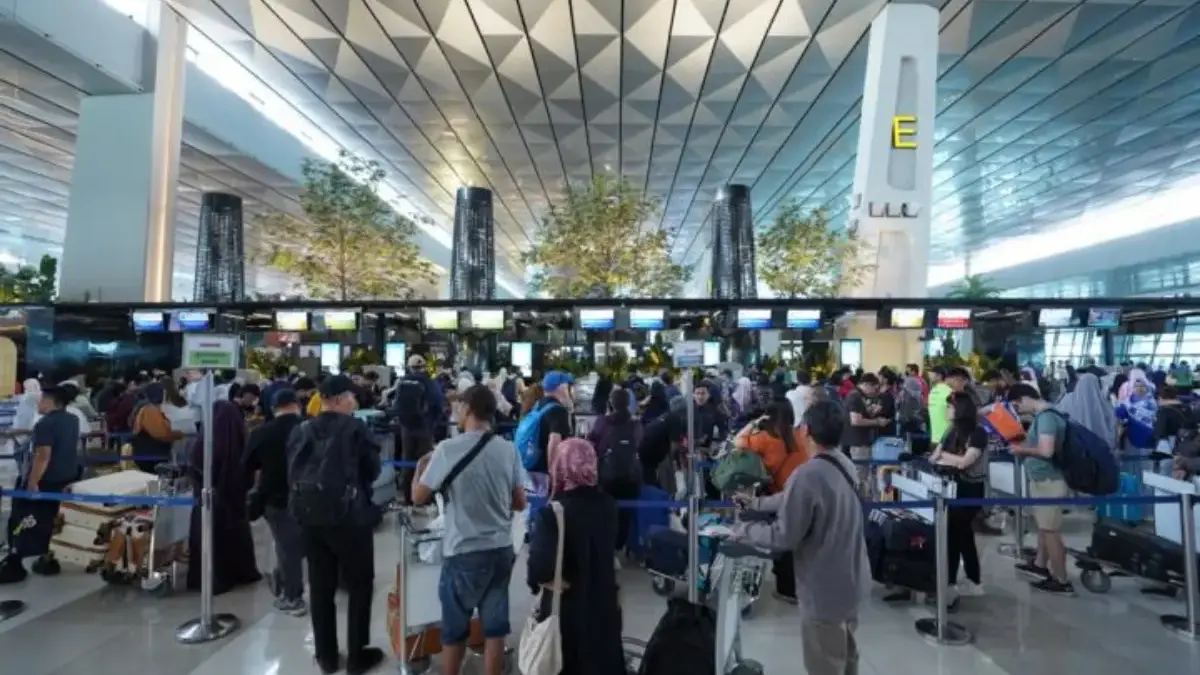 Suasana penumpang di Bandara Soekarno-Hatta, Tangerang. (IST)
