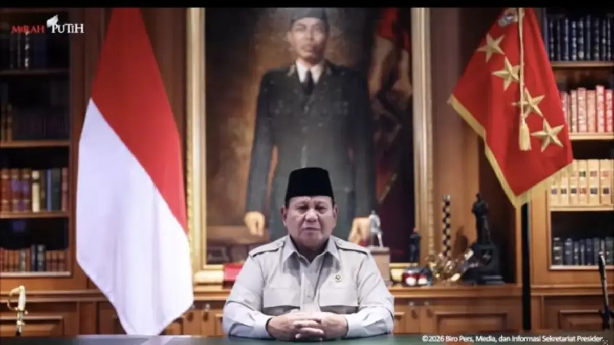 Presiden Prabowo Subianto. (Tangkapan layar)