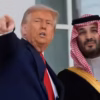 Mohammed bin Salman (MBS) dan Donald Trump (AP)