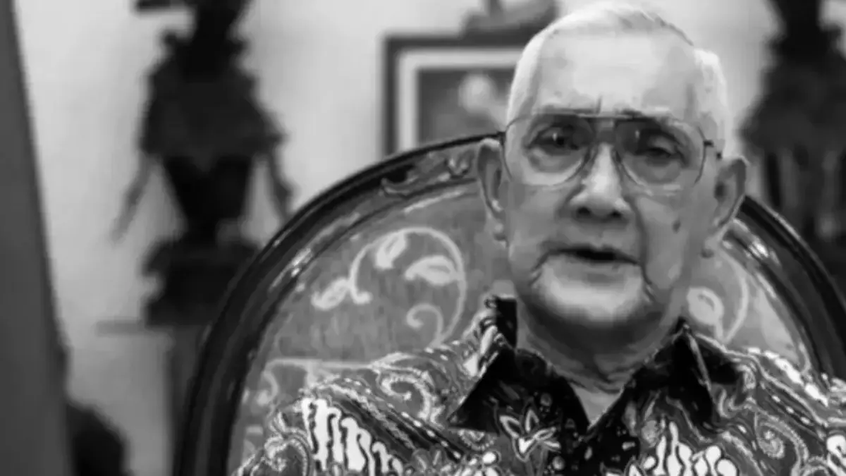 Wakil Presiden ke-6 RI Try Sutrisno (Foto: tangkapan layar YouTube)