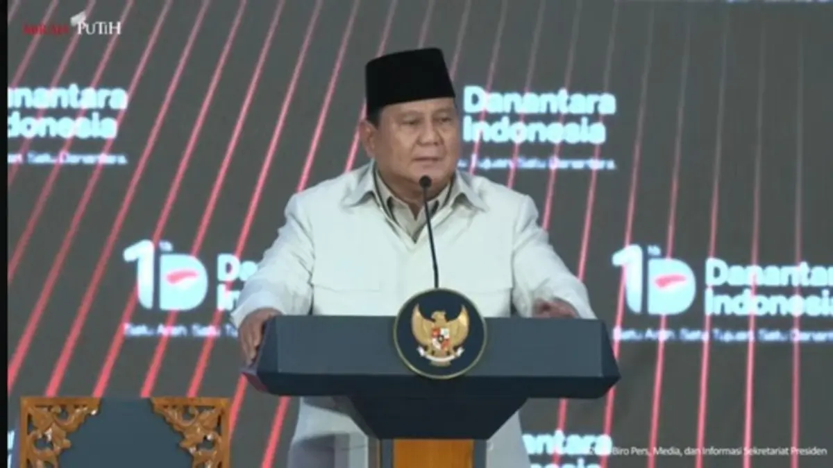 Prabowo Subianto (Dok.Tangkapan Layar YouTube Setpres)