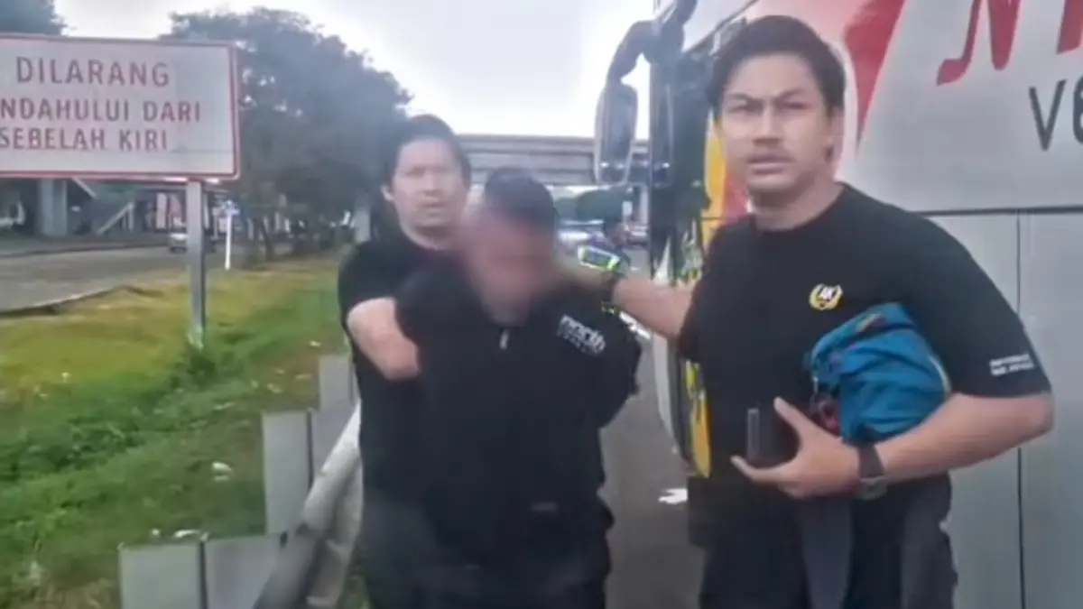 Pria berinisial F, WNA asal Irak, pembunuh cucu komedian legendaris Mpok Nori. (Instagram: resmob_pmj)