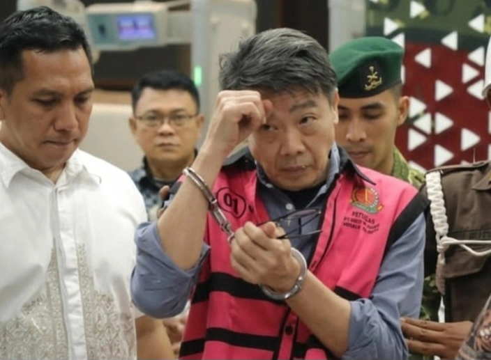 Samin Tan ditetapkan sebagai tersangka kasus tambang ilegal oleh Kejagung terkait PT AKT.