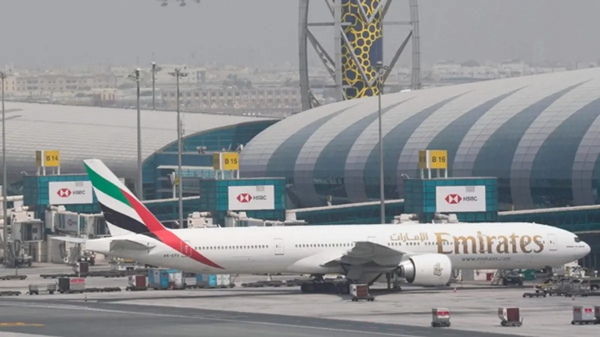 Bandara Internasional Dubai telah menghentikan penerbangan. (Reuters)