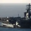 Kapal induk kelas Nimitz USS Nimitz (CVN 68). / Reuters