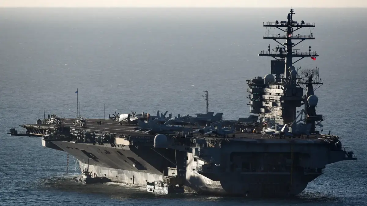 Kapal induk kelas Nimitz USS Nimitz (CVN 68). / Reuters