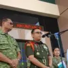 Kepala Oditur Militer II-07 Jakarta Kolonel Chk Andri Wijaya memberikan keterangan usai penyerahan berkas dan