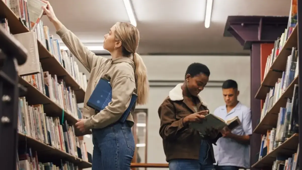 Ilustrasi mahasiswa Gen Z di Amerika Serikat