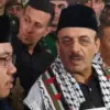 Dubes Palestina untuk Indonesia Abdulfattah Al Sattari bertakziah ke rumah duka Kapten Inf Zulmi Aditya Iskand