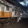 Insiden tabrakan antara Kereta Api Jarak Jauh Argo Bromo Anggrek dan KRL Commuter Line terjadi di Stasiun Beka