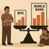 Ilustrasi garis kemiskinan BPS dan World Bank