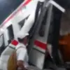 Tabrakan KRL Stasiun Bekasi Timur. (Foto: Media Sosial)