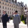Upacara penyambutan Presiden Prabowo Subianto di Paris, Prancis, Kamis (28/5/2026). (Foto: YouTube/ Sekretaria