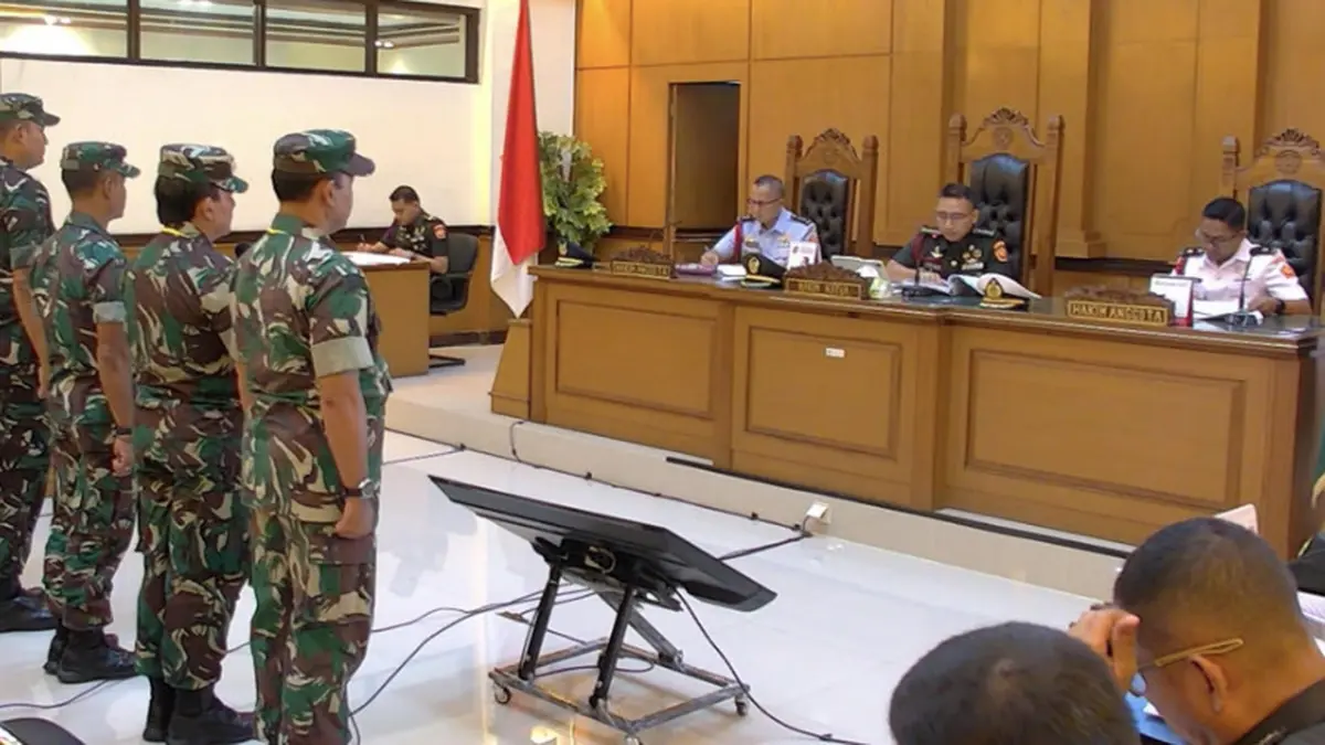 Sidang lanjutan kasus Andrie Yunus