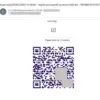 Kode QR berbahaya yang disusun dengan rangkaian karakter teks. (Kaspersky)