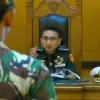 Sidang lanjutan kasus penyiraman air keras terhadap Andrie Yunus yang digelar di Pengadilan Militer II-08 Jaka