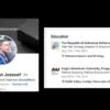 Halaman LinkedIn Norman Joesoef mengatakan bahwa dia menghadiri sebuah perguruan tinggi di Praha dari tahun 20