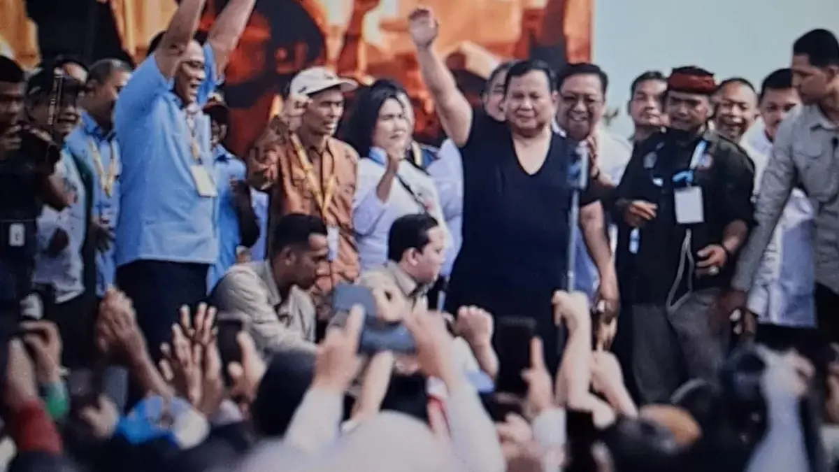 Presiden Prabowo Subianto hadir di peringatan Hari Buruh Internasional (May Day) 1 Mei 2026, di bilangan Monum