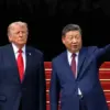 Donald Trump dan Xi Jinping bertemu di Tiongkok. (Tangkapan layar YouTube Gedung Putih)