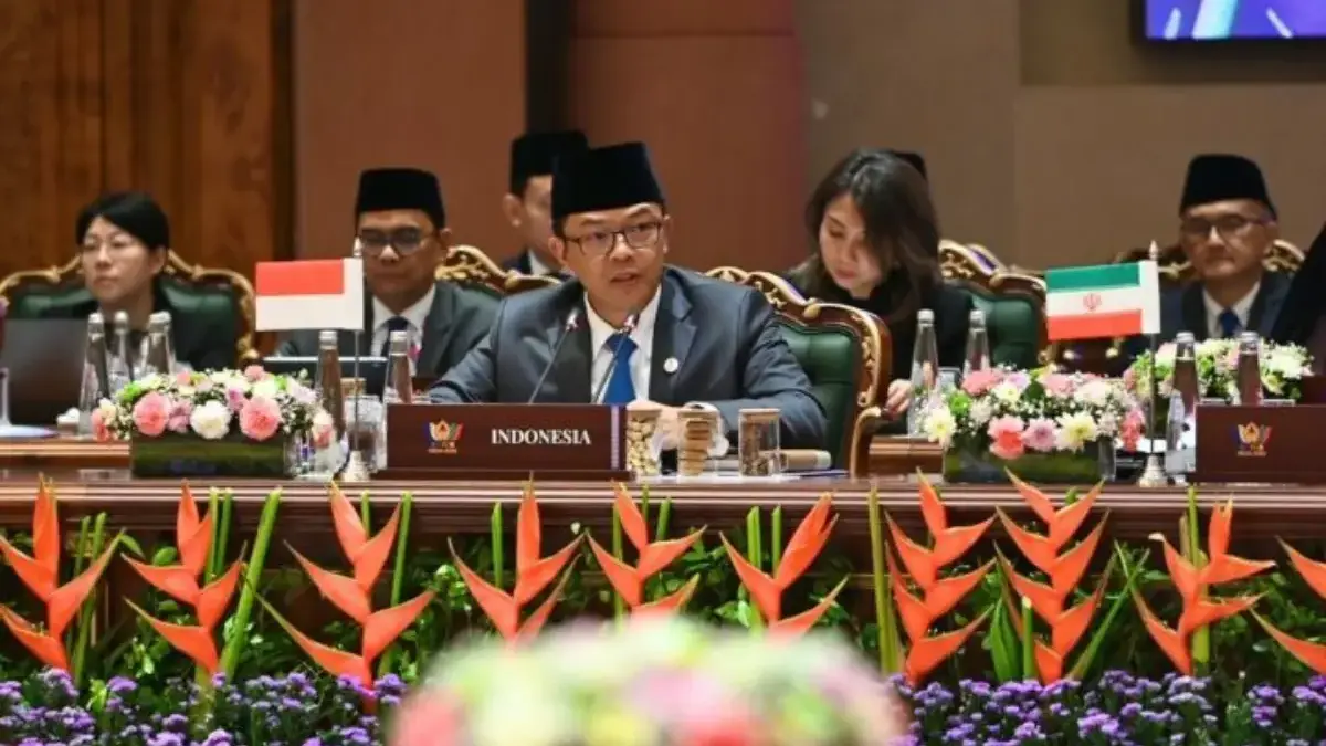Menteri Luar Negeri Sugiono dalam pertemuan Menlu BRICS di India. Foto: Kemenlu RI