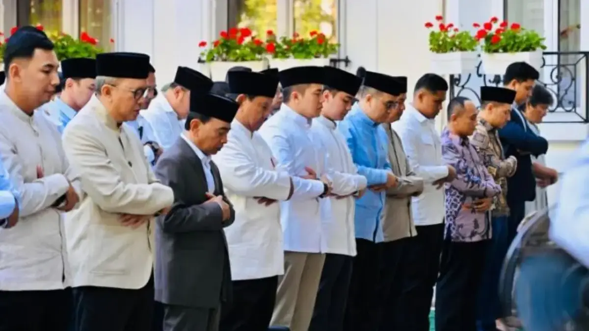 Presiden Republik Indonesia Prabowo Subianto melaksanakan shalat Idul Adha 1447 Hijriah bersama diaspora Indon