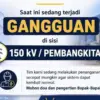 Pemadaman listrik massal terjadi di Riau hingga Sumut pada Jumat malam pukul 18.44 WIB. PLN sebut ada masalah