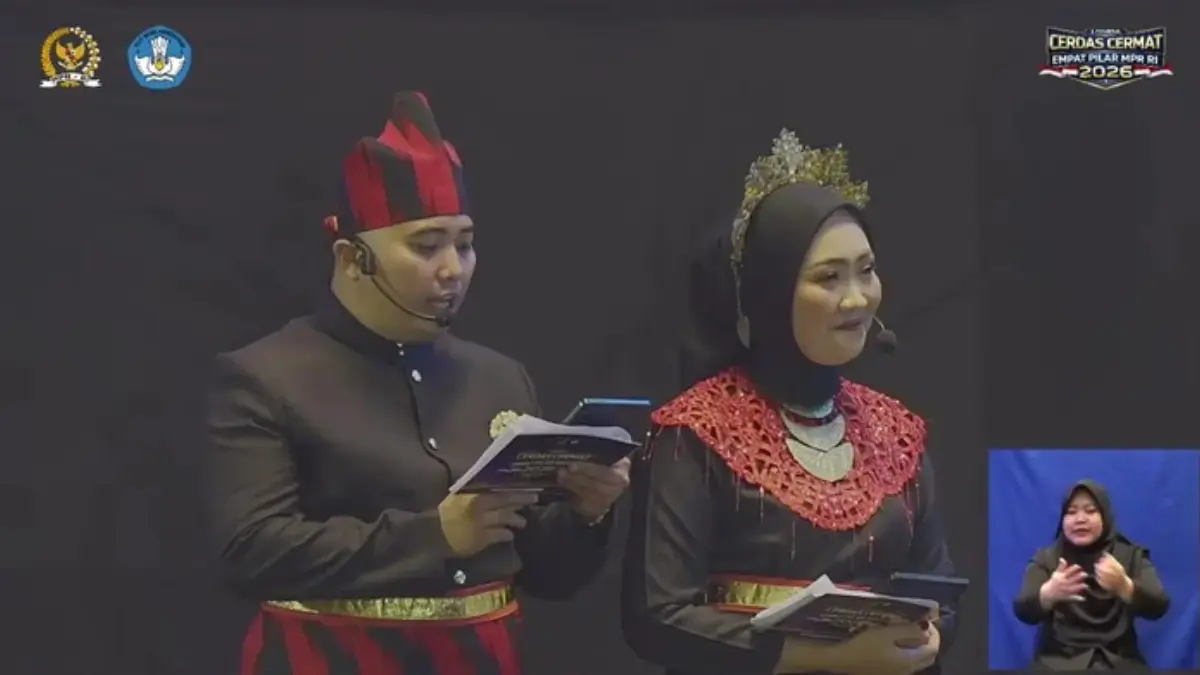 MC Lomba Cerdas Cermat (LCC) Empat Pilar MPR RI 2026 - Provinsi Kalimantan Barat. (YouTube MPRGOID)
