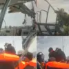 Tangkapan Layar Pemantau Kapal GSF yang didatangi Tentara Israel. youtube/Global Sumud Flotilla